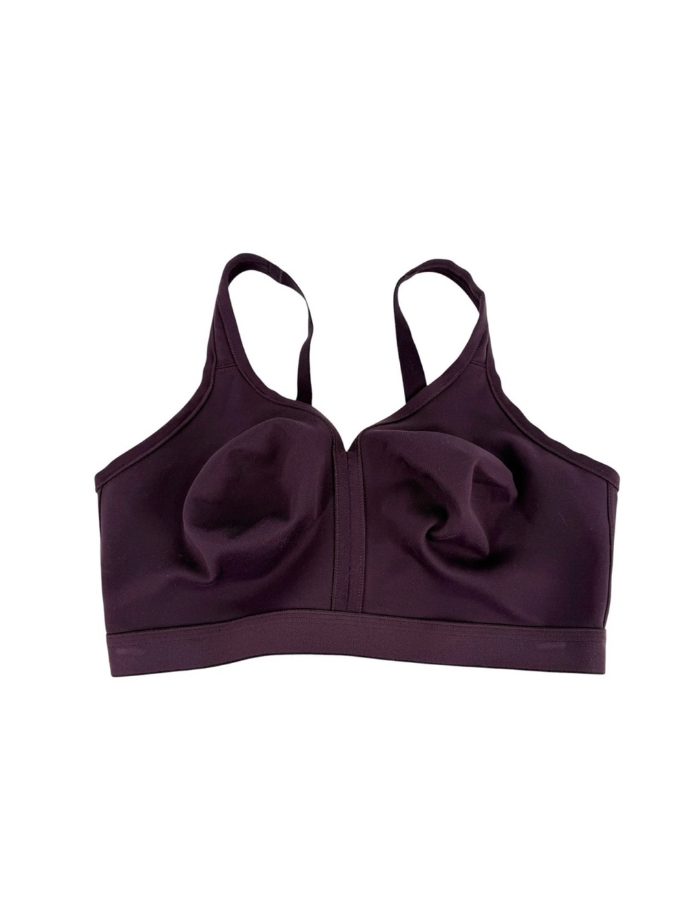 Soma Embraceable Wireless Unlined Bra Womens Size 36DDD Purple Stretch Comfort
